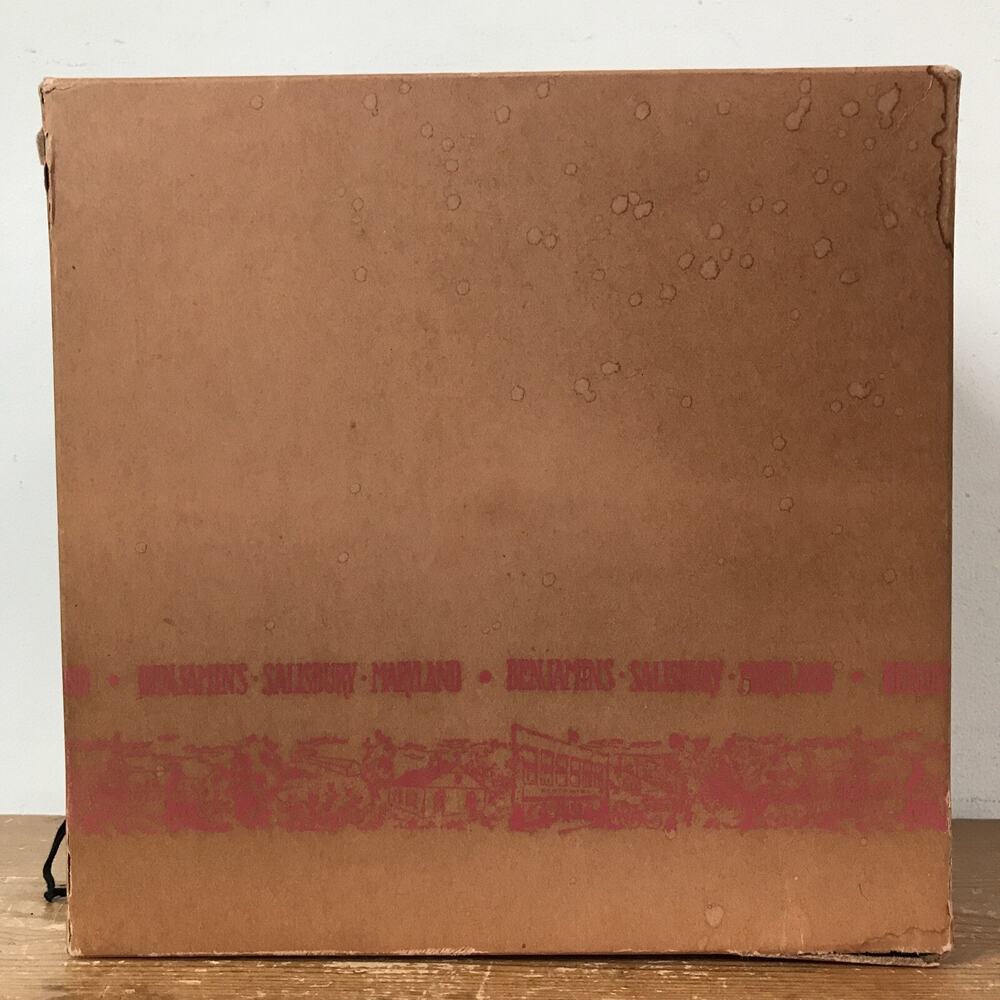 Vintage Antique Benjamins Department Store Salisbury Maryland Hat Box Empty